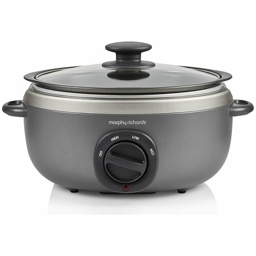 Медленноварка Morphy Richards Sear and Stew 35L OvalTitanium 799000₽