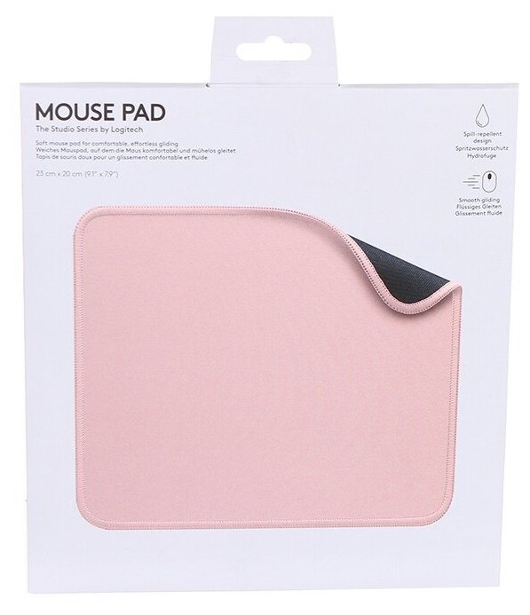 Коврик для мыши Logitech Mouse Pad Studio Series Darker Rose 956-000050