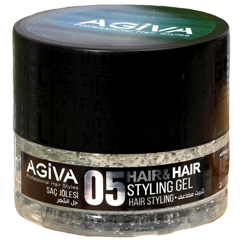 AGIVA Гель для укладки волос прозрачный Hair Gel 05 Transparent 200 мл/