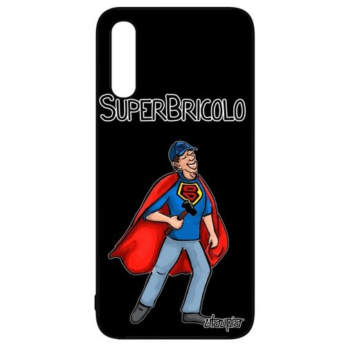 фото Красивый чехол на мобильный // galaxy a50 // "супермастер" герой мастер, utaupia, черный