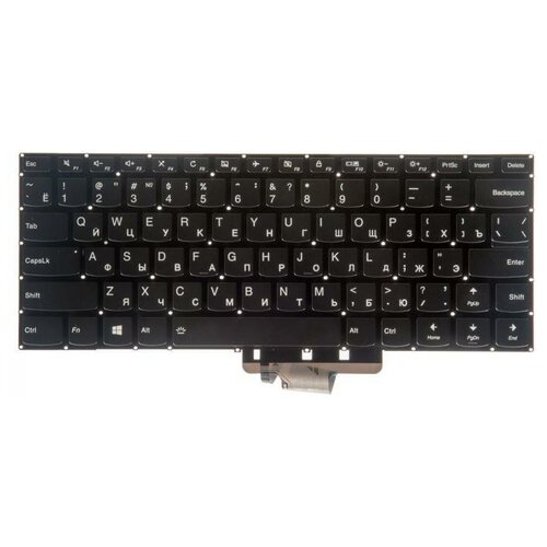 Клавиатура ZeepDeep для ноутбука Lenovo Yoga 510-14ISK 510-14AST 510S черная с подсветкой 280800₽