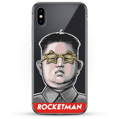 фото Силиконовый чехол rocketman на apple iphone x andy & paul