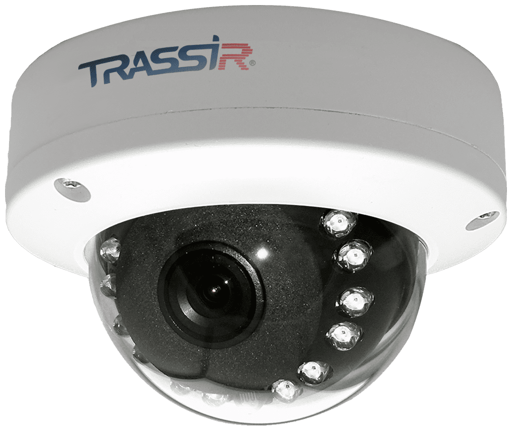 Камера видеонаблюдения IP Trassir TR-D2D5, 1080p, 3.6 мм, белый