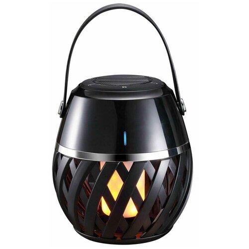 фото Типы/уличное освещение/фонарики uniel переносной светодиодный фонарь uniel аккумуляторный uld-r201 led/flame black ul-00006768