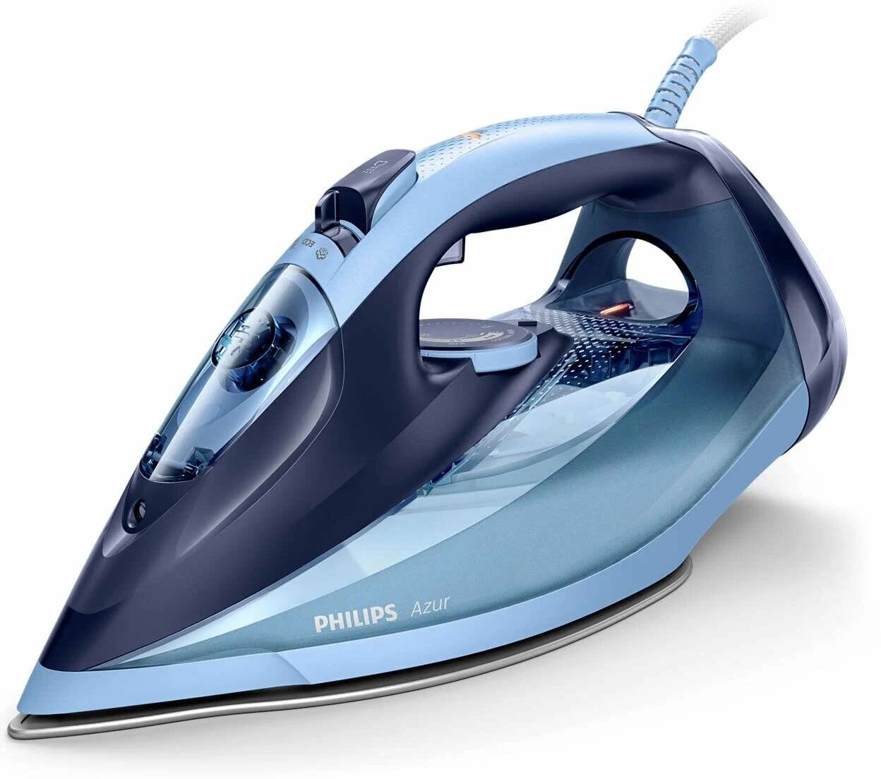 Утюг паровой голубой Philips Azur Steam Iron 7000 Series GC4564