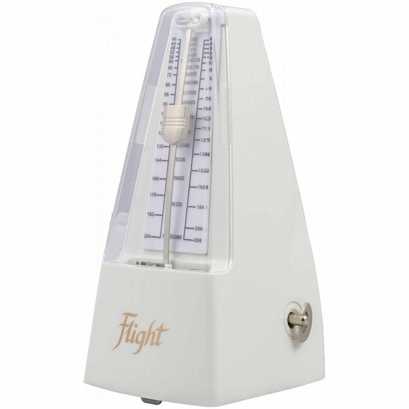 Метроном механический Flight FMM-10 WHITE — фото 1