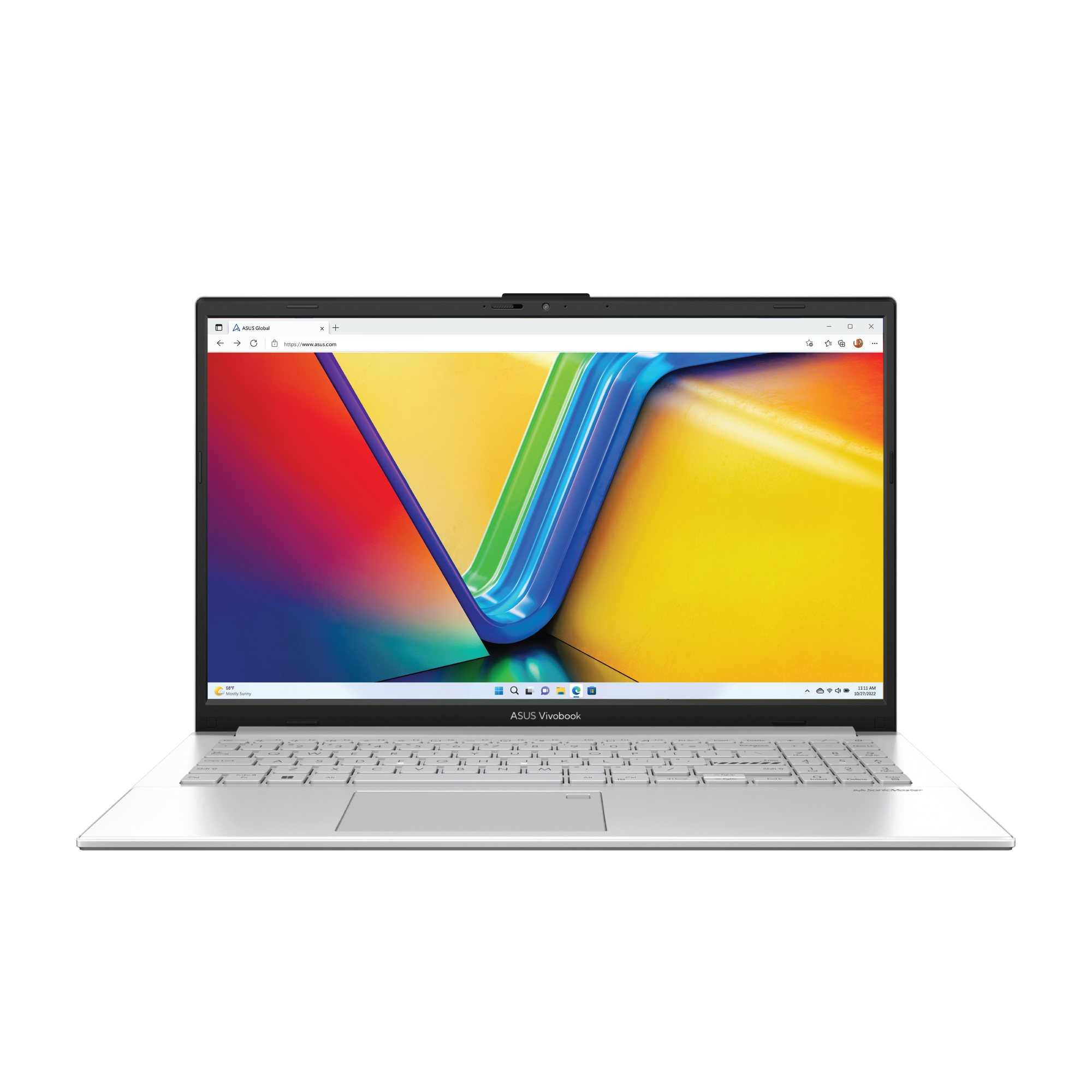 15.6" Ноутбук ASUS Vivobook Go 15 OLED E1504FA-L1834 (Ryzen 5 7520U, RAM 16ГБ, SSD 1ТБ, AMD Radeon 610M, Windows 11 Pro), русская клавиатура, серебристый