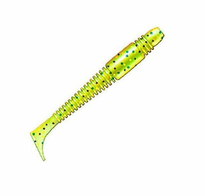 фото Мягкая приманка для рыбалки ZUB-DEFECTOR 50мм (цвет 911) машинное масло с блестками