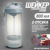 Шейкер SmartShake ORIGINAL2GO 800ML - Mist Gray