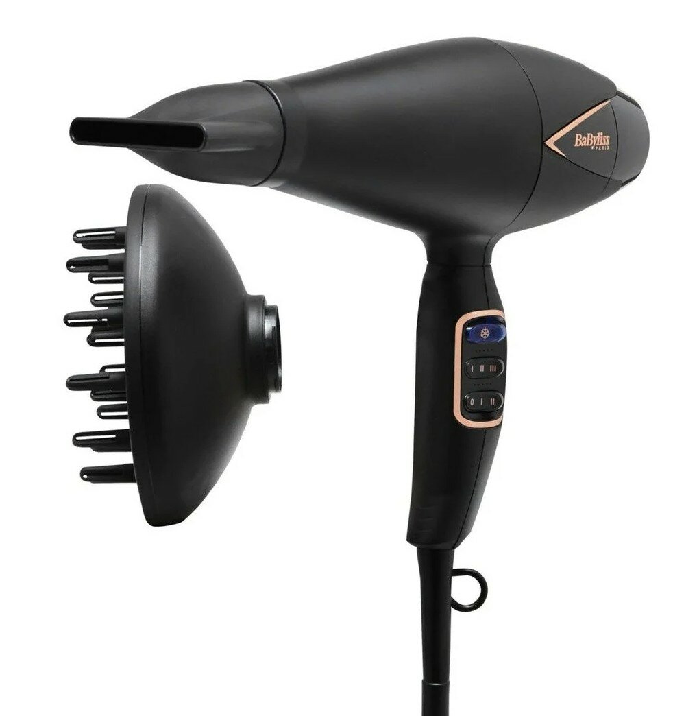 Фен BaByliss D665E, black