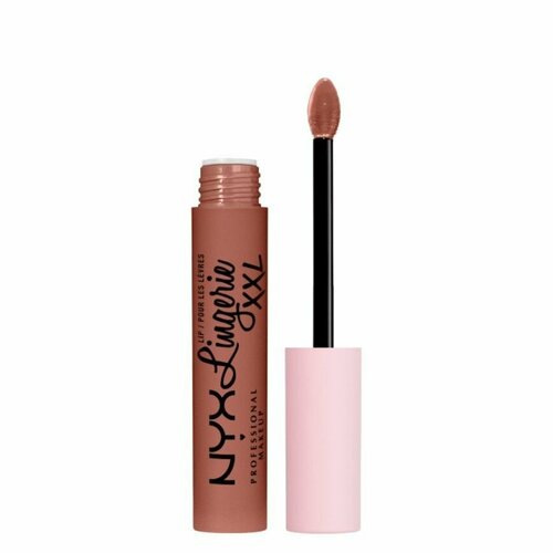 NYX Professional Makeup, Жидкая матовая помада для губ LIP LINGERIE XXL, оттенок 25, CANDELA BABE, 4 мл