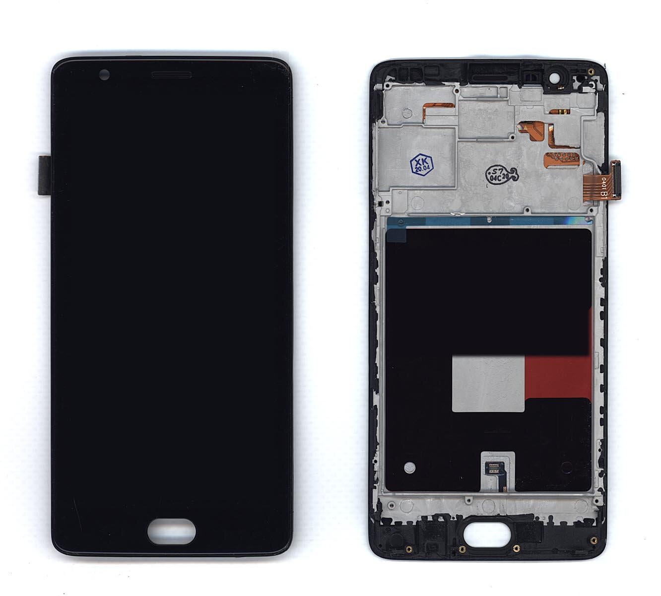 Дисплей для OnePlus 3T (TFT) черный c рамкой