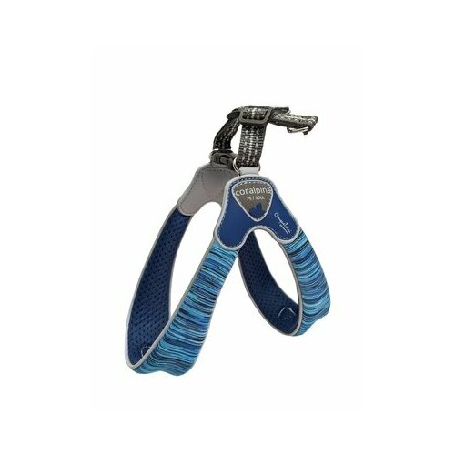 martin dog harness blue s Cortina Мягкая шлейка POWERMIX голубой меланж (обхват груди 30-40 см4-5 кг) (Harness Powermix Blue MELANGE SZ 3) C120BM030 0,06 кг 56808 (1 шт)