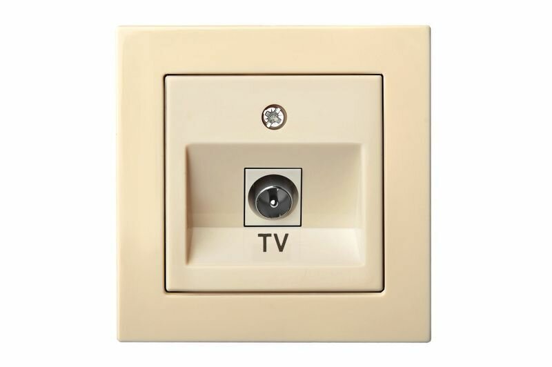 Розетка TV оконечная Liregus EPSILON 28-072 - фото №1