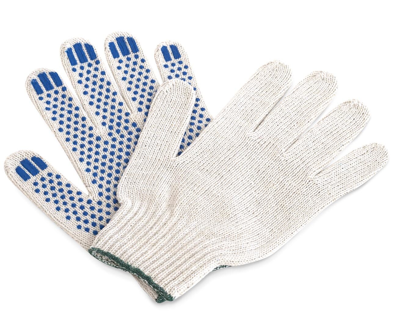 фото Перчатка х/б с ПВХ 7,5 класс Супер Люкс 7-нитка с протектором" Комби"