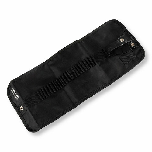 KOH-I-NOOR Пенал-рулон 9050 на 24 предмета, без наполнения, текстильный на кнопке, черный