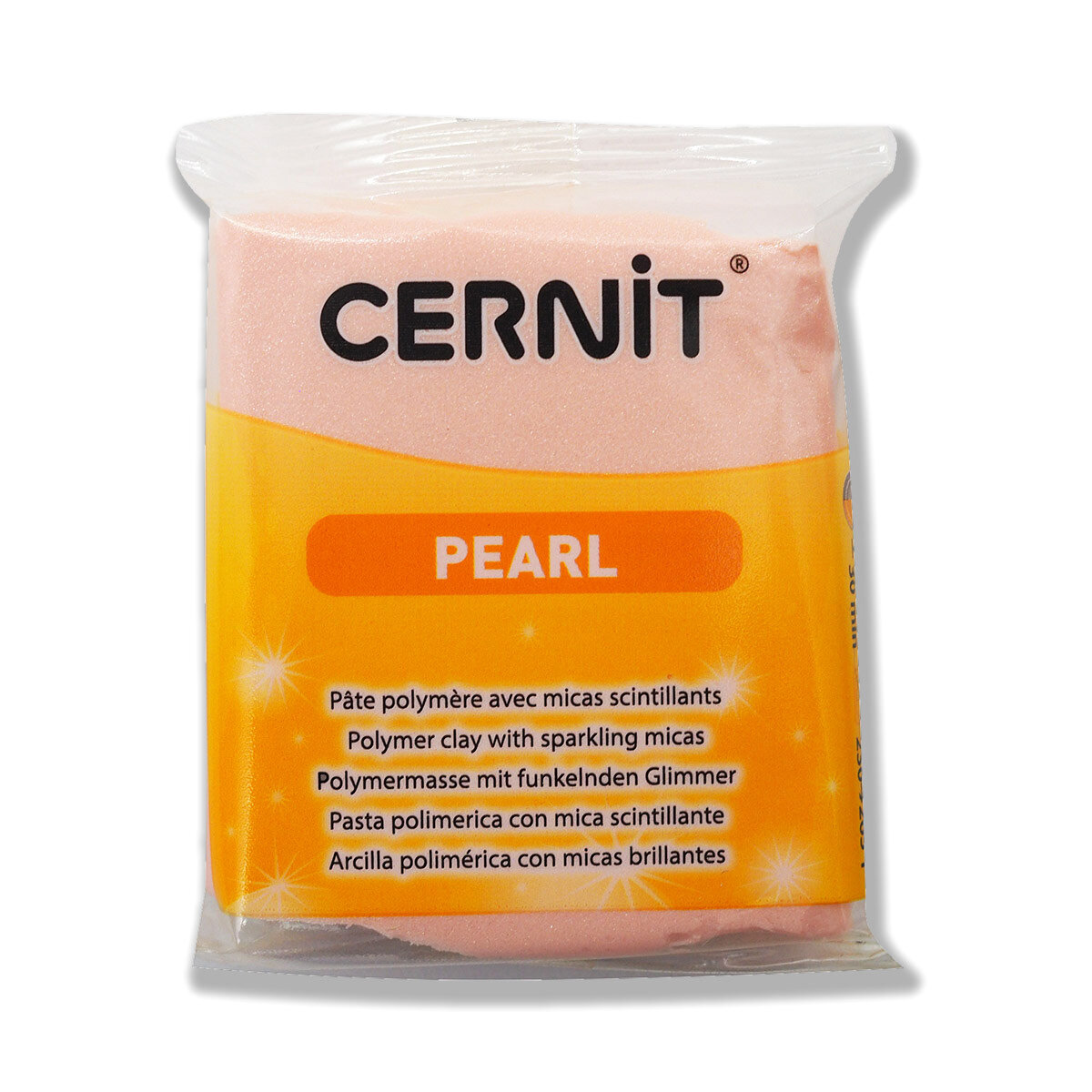 Пластика полимерная запекаемая 'Cernit PEARL', 56 г (475 розовый)