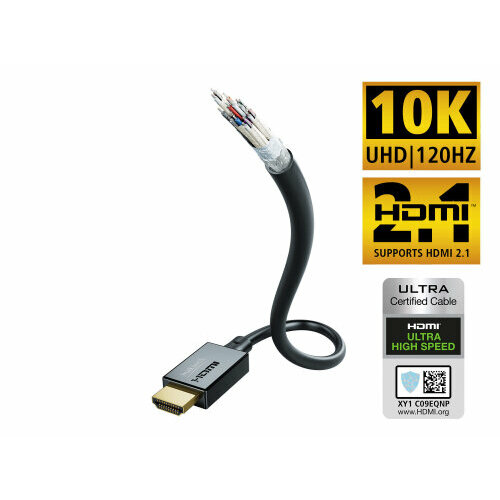 Кабель HDMI Inakustik Star 2.1, 1.0 м