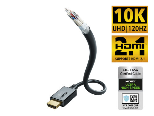 Кабель HDMI Inakustik Star 2.1, 1.0 м