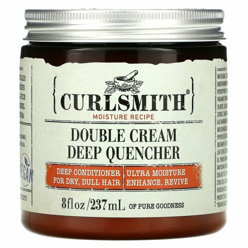 Curlsmith, Double Cream Deep Quencher, For Dry, Dull Hair, 8 fl oz (237 ml)
