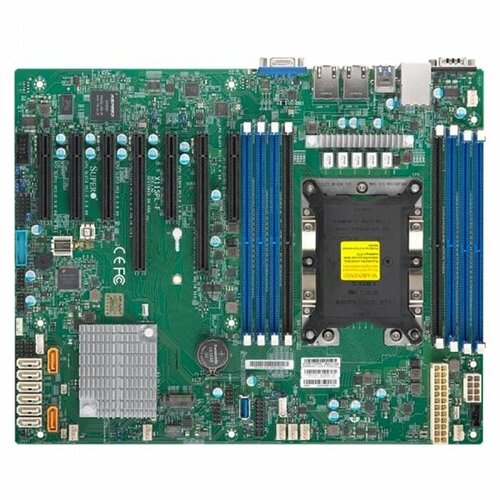 SuperMicro MBD-X11SRL-F-B , ATX, Intel® C422, LGA2066, 512GB ECC RDIMM 1TB Registered ECC LDIMM, Dual LAN with Intel i210 Gigabit Ethernet Controller,3 x8 1 x16 1 x8 (in x16 slot) 1 x4 (in x8 slot) MBD-X11SRL-F-B