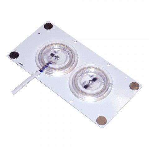 Плата светод 220В 24Вт IP20 smd2835 80Лм/Вт PF>09 6500К160*80мм прямоугольная с линзой APEYRON