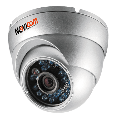 Видеокамера NOVIcam AC12W - купольная уличная AHD 1 Мп