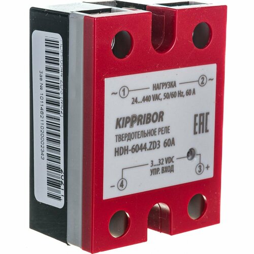 kippribor hdh 6044 zd3 [m02] твердотельное реле арт 00000101726 Твердотельное реле KIPPRIBOR HDH-6044. ZD3 [M02] артикул 00000101726