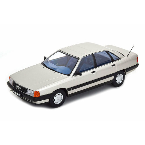 Audi 100 C3 saloon 1989 silver / ауди 100 серебристый