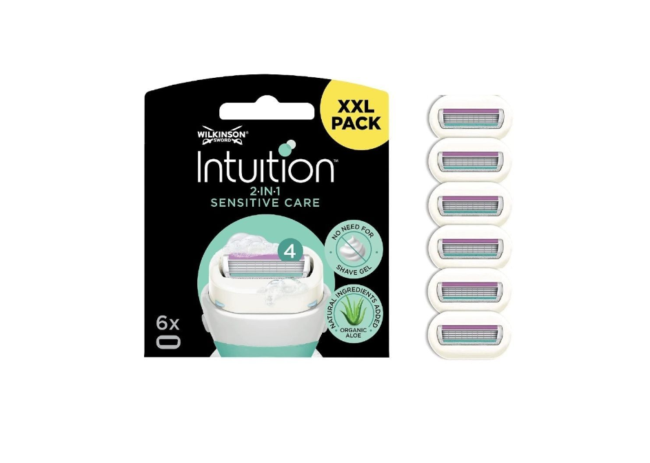 Wilkinson Sword Intuition Sensitive Сменные Кассеты, 6 шт.