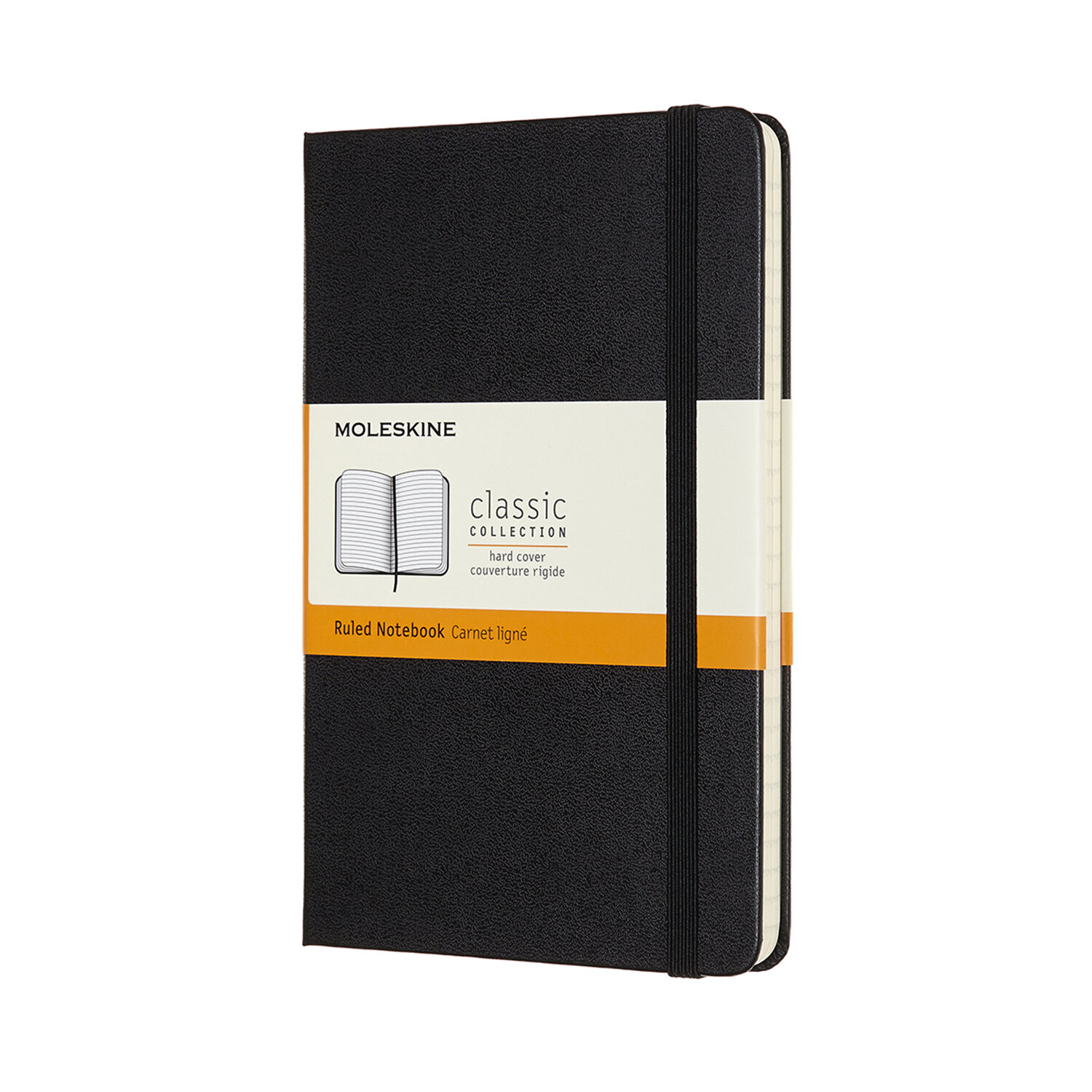 Блокнот Moleskine CLASSIC Medium 115x180мм 240стр. линейка твердая обложка черный 6 шт./кор. - фото №8