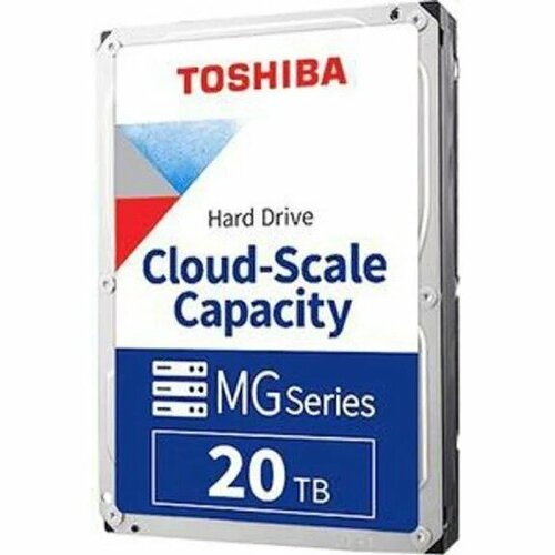 Toshiba Жесткий диск 20TB Toshiba Server (MG10ACA20TE) SATA, 7200 rpm, 512Mb buffer, 3.5