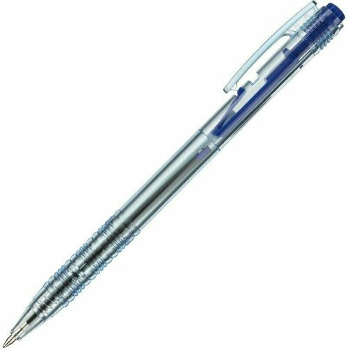 Ручка шариковая автоматическая M&G синяя толщина линии 0.5 мм, 1545284