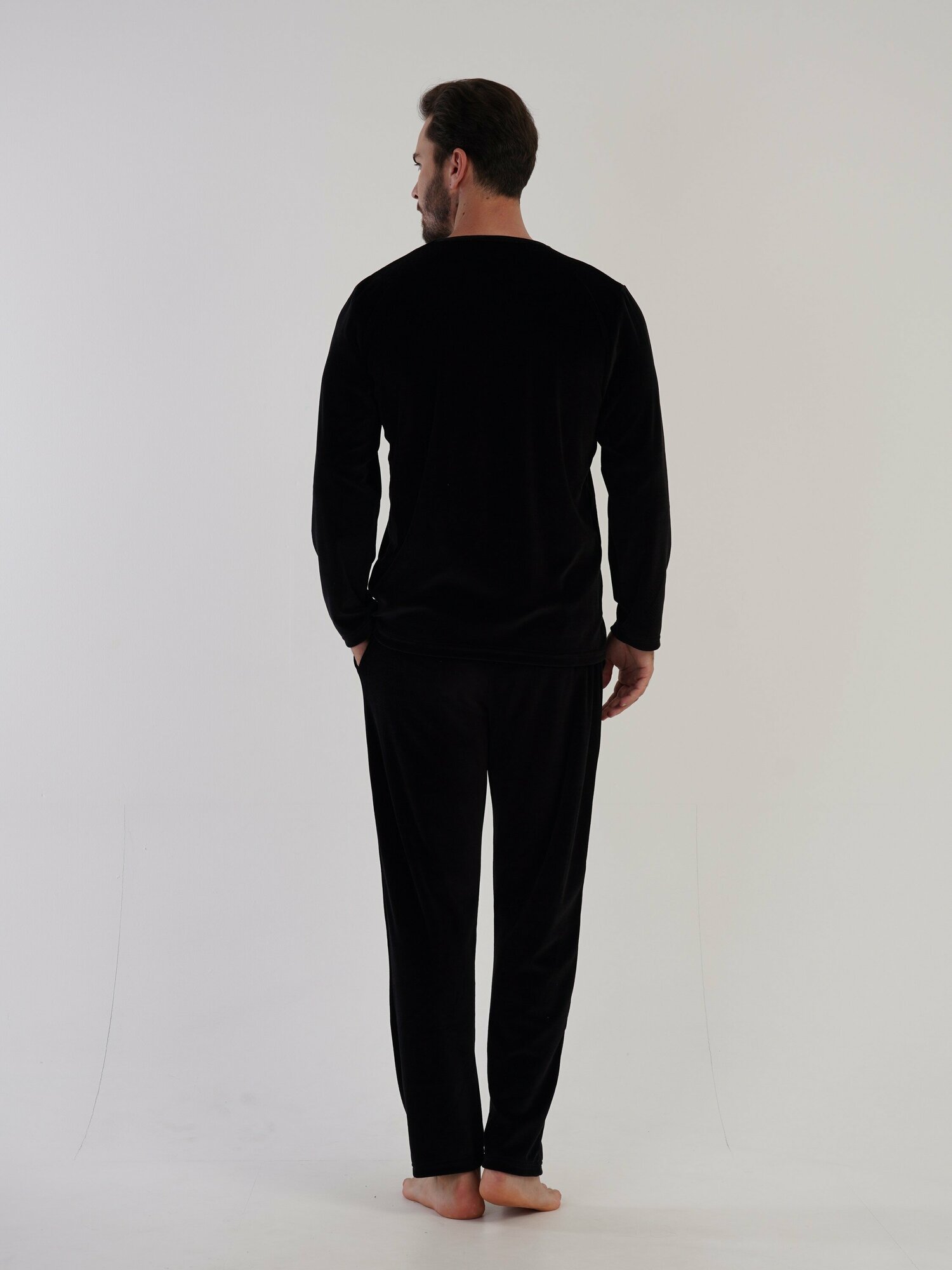 Комплект с брюками VIENETTA MAN 306008_0000 черный XL - фотография № 2