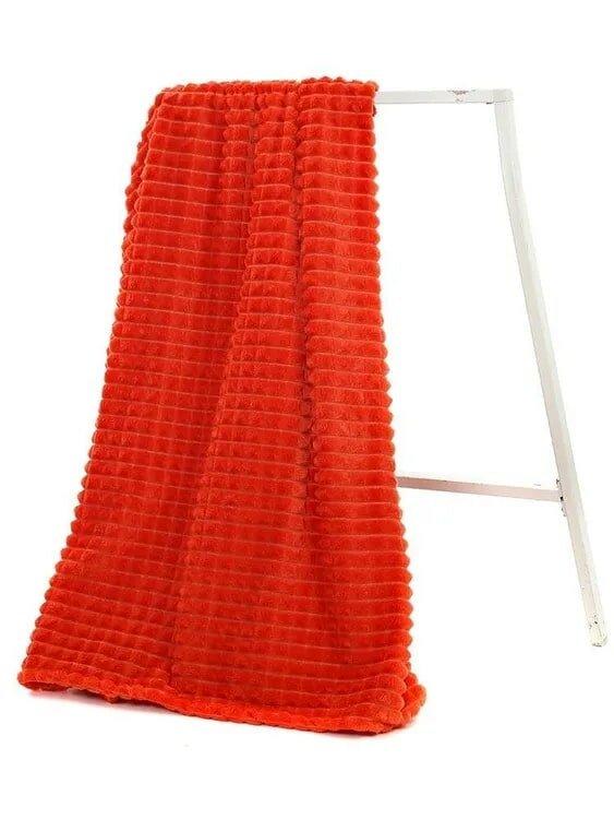 фото Плед / Покрывало / Кубик / Супер нежный / 200 220 / Евро / Мягкий / Для дачи / На кровать / На диван / В подарок / Красный