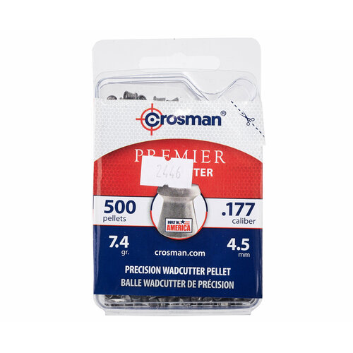 Пули пневматические Crosman Wadcutter 4.5 мм (500 шт, 0.47 г)