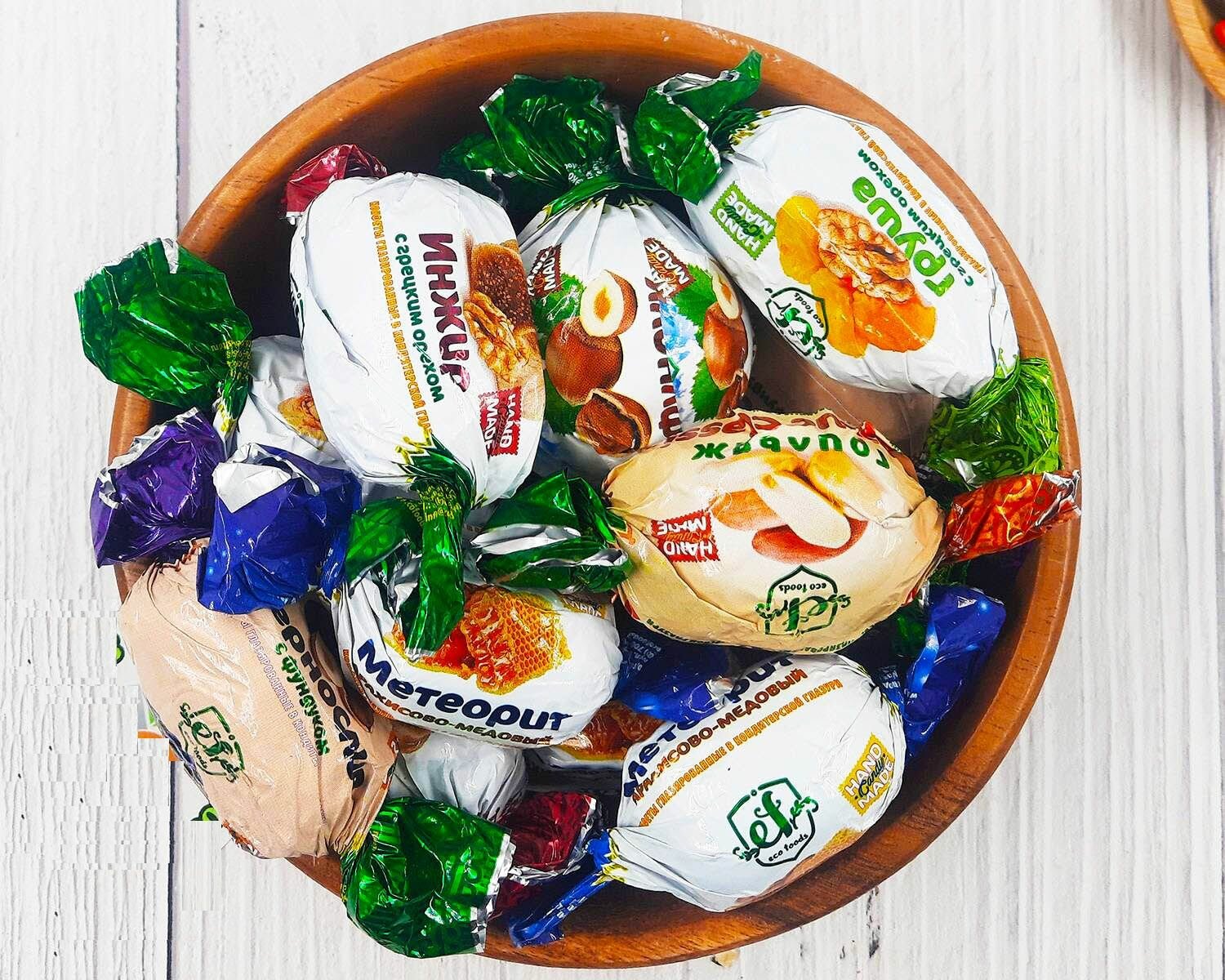 Ассорти фруктов и конфет в шоколадной глазури от ECO FOODS 1 кг. - фотография № 4
