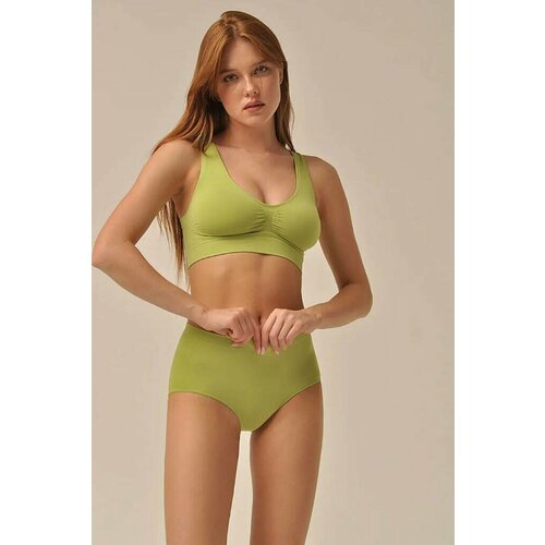 фото Трусы my, размер 44, зеленый