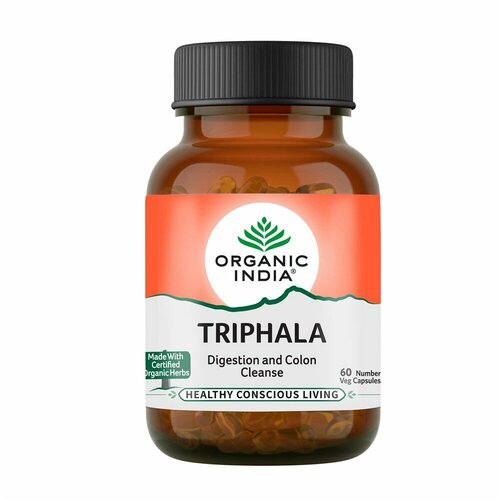 фото Triphala organic india (трифала органик индия) 60 капсул