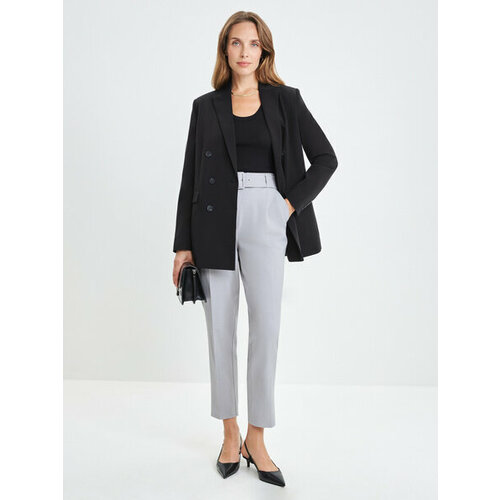 фото Брюки zarina, размер 2xs (ru 40), серый