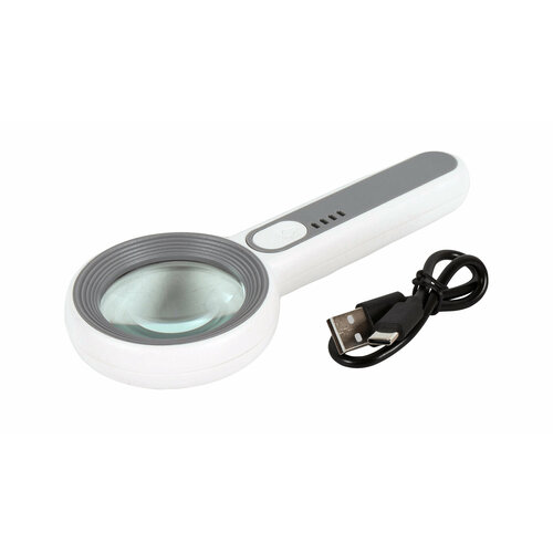 Лупа ручная с подсветкой АКБ 5012 1206₽