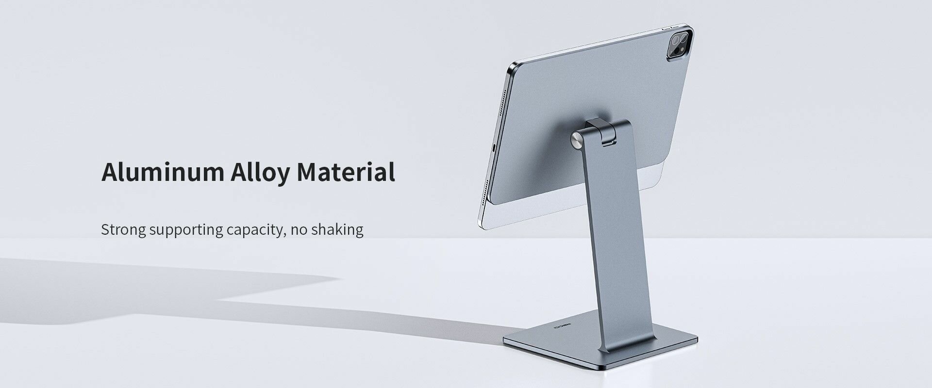 Магнитная подставка для iPad 11" Recci RHO-M18 Magnetic stand - Gray — фото 3