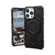 Чехол UAG Monarch Pro MagSafe для iPhone 15 Pro Max чёрный (Kevlar-Black) (114222113940)