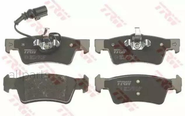 TRW GDB1671 Колодки задние VW MULTIVAN T5 2003 -> TOUAREG 2003 - 2010 TRW GDB1671