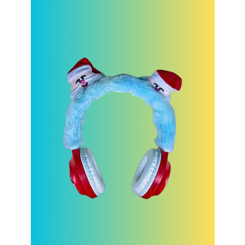 Беспроводные новогодние детские наушники MSL-801 Красный 60000₽