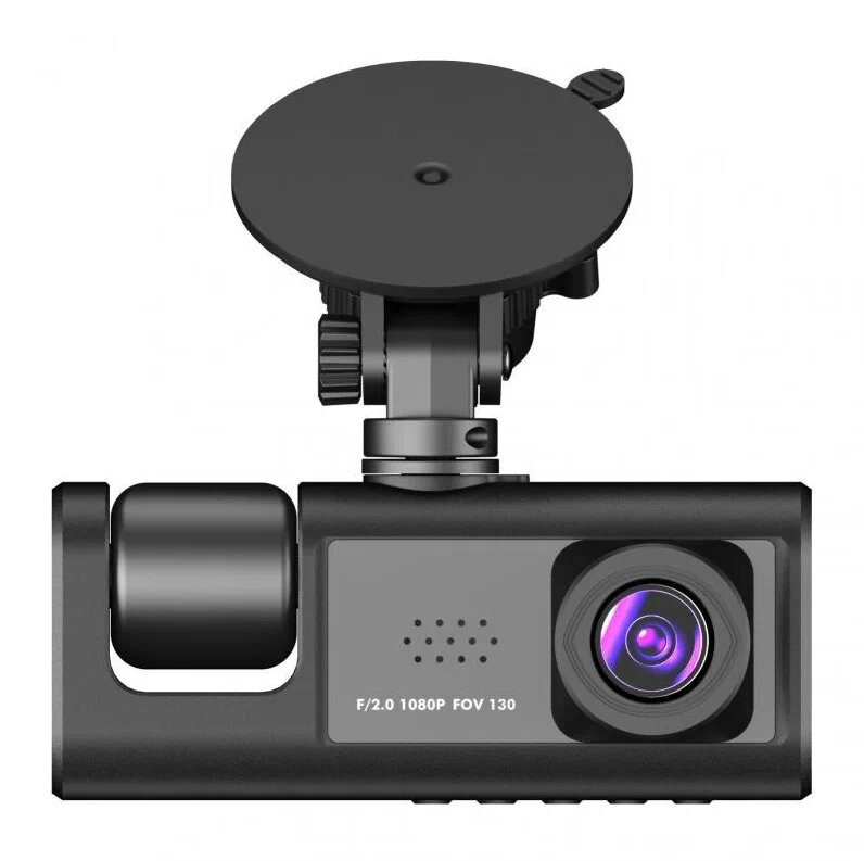 Видеорегистратор FaizFull DVR-417 3 камеры широкоугольный объектив