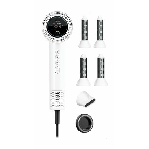 Фен-стайлер с персональной настройкой температуры - премиум комплектация Remez Model S RMB-708В 5167800₽