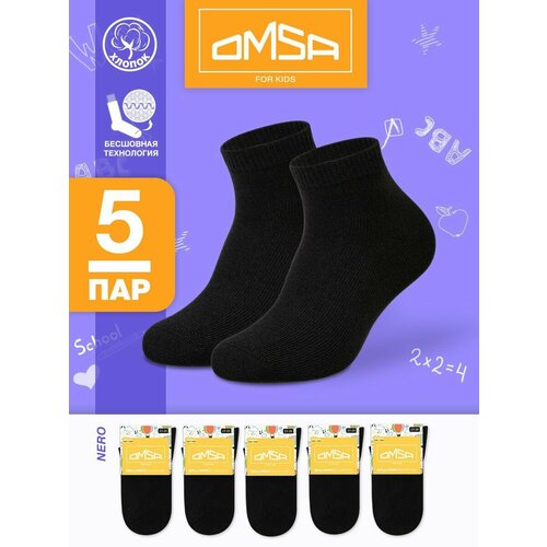 фото Носки omsa размер 35-38 (20-22), черный