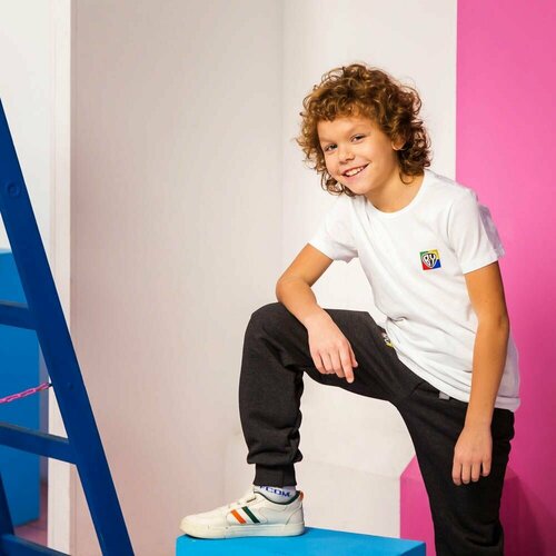 фото Футболка by, размер 122, белый