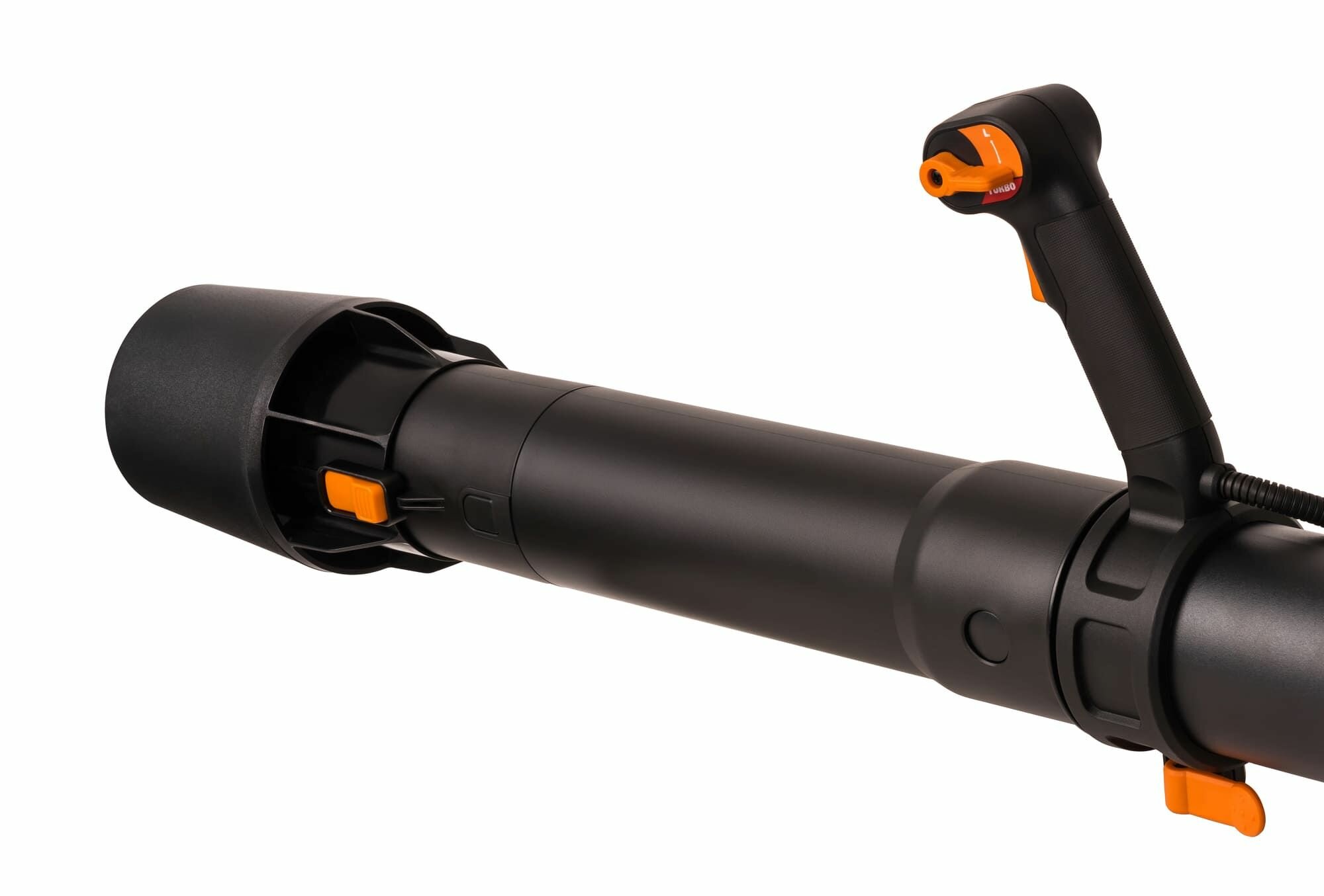 Аккумуляторная воздуходувка с бесщеточным мотором Worx Nitro LeafJet WG572Е 80 Вольт, 4 АКБ по 4 Ач + ЗУ BASECAMP 4 x 1А Kress - фото №10
